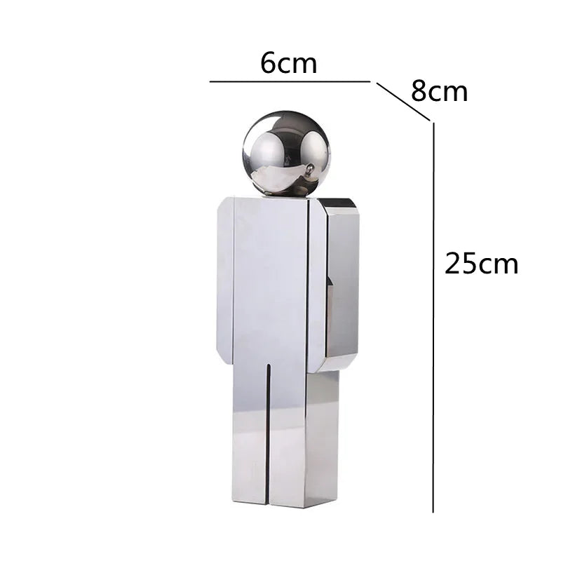 Decorbites™ Kristall-Mann-Statue Glasfigur Skulptur Wohnungsdekoration Ornamente