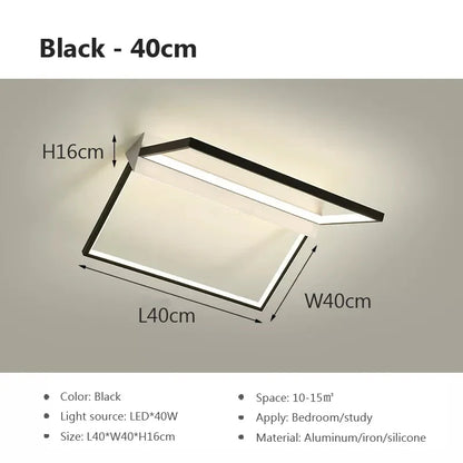 DecorBites™ Geometric LED Ceiling Lights for Stylish Home Lighting