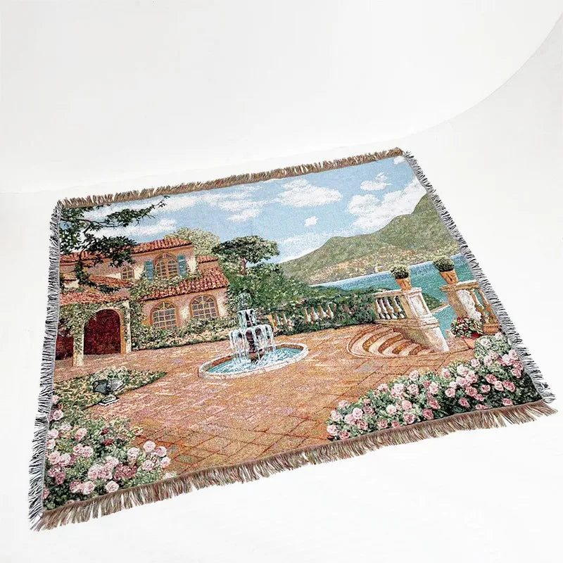 Decorbites™ Jacquard-Sofadecke - Vielseitige Picknickmatte für draußen & Bettüberwurf