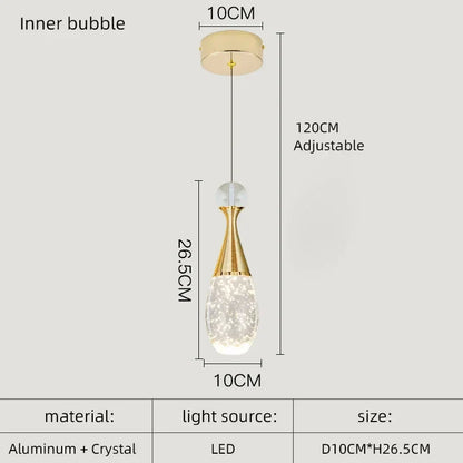 DecorBites™ Crystal LED Chandelier for Dining Room Decor