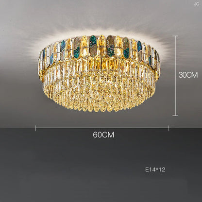 Decorbites™ dimmbare LED-Muschel-Kristall-Leuchter für das Wohnzimmer