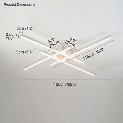 Decorbites™ Schwarze LED-Deckenleuchte Chandelier für das Hauptschlafzimmer und Wohnzimmer, energiesparende Beleuchtung