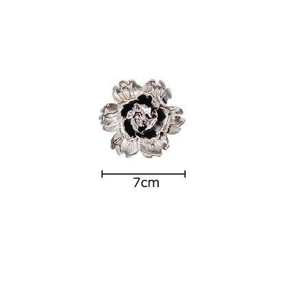 DecorBites™ Elegant Porcelain Peony Flower Wall Ornaments