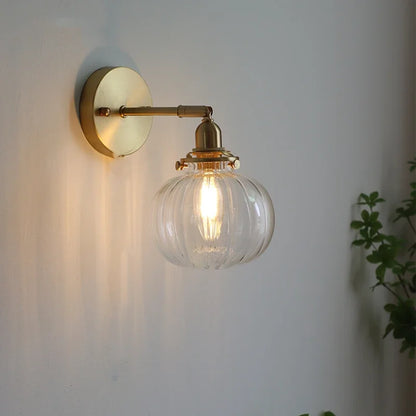 Decorbites™ Glas-Kugeln-Wandleuchte Moderne Wandlampe Treppenlicht für Schlafzimmer Badezimmer Spiegel