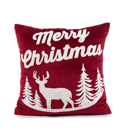 Decorbites™ Besticktes Weihnachtskissenbezug-Set