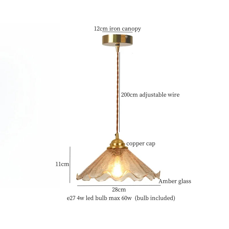 Decorbites™ Gesprungene Glas LED-Hängeleuchten für Heimdekoration, Restaurant, Wohnzimmer, Küche