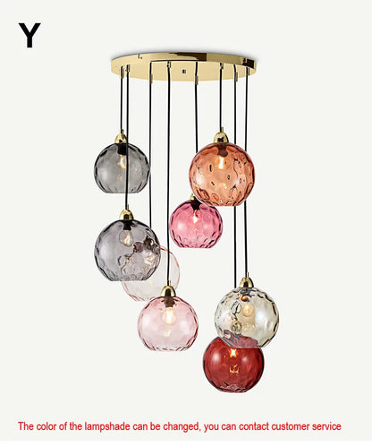 Decorbites™ Glas-Kugelluster-Hängeleuchten - Modernes nordisches Design für Küche, Schlafzimmer oder Restaurant