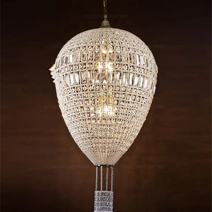 DecorBites™ French Balloon Crystal Pendant Lights for Luxury Home Decor