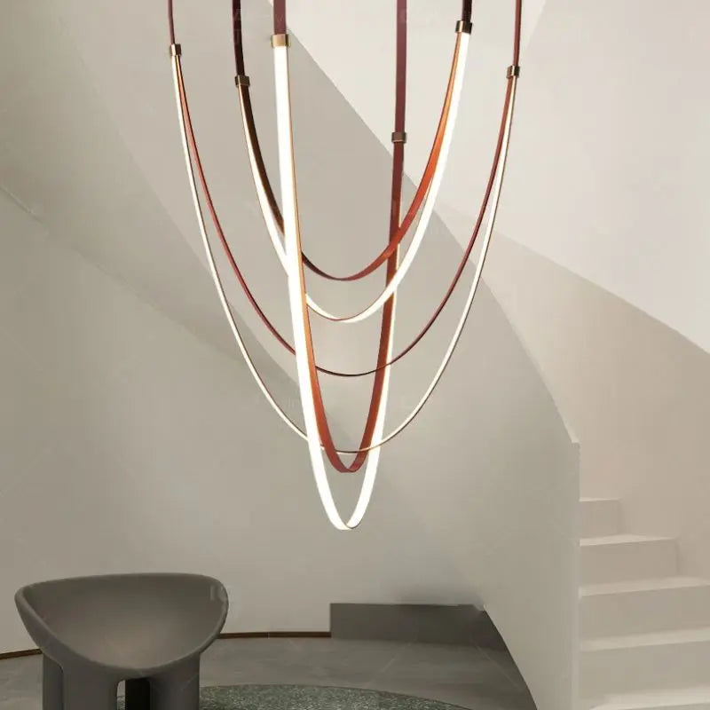 Decorbites™ LED-Langstreifen-Kronleuchter für modernes Wohnzimmer und Villa