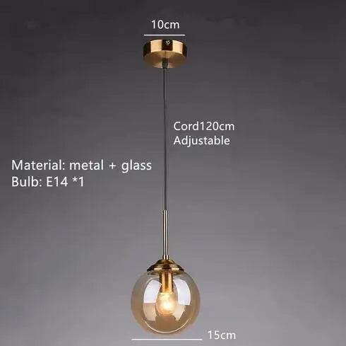 Decorbites™ Glasblasen-Kronleuchter: Vintage-Industrielle Beleuchtung für Wohnzimmer, Schlafzimmer und Küche