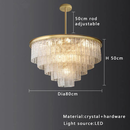Decorbites™ Kristallglas-Deckenleuchter | Vintage-Luxus-Dekoration für Esszimmer und Wohnzimmer
