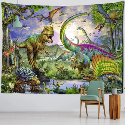 Decorbites™ Dschungel-Tier-Teppich-Wandbehang: Boho-Stil Heimdekoration & Kinderzimmer-Kunst