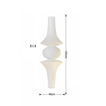 Decorbites™ Japanisches Wabi-Sabi-Pendant-Licht LED E27 Noguchi Akari Reispapier Deckenaufhänger