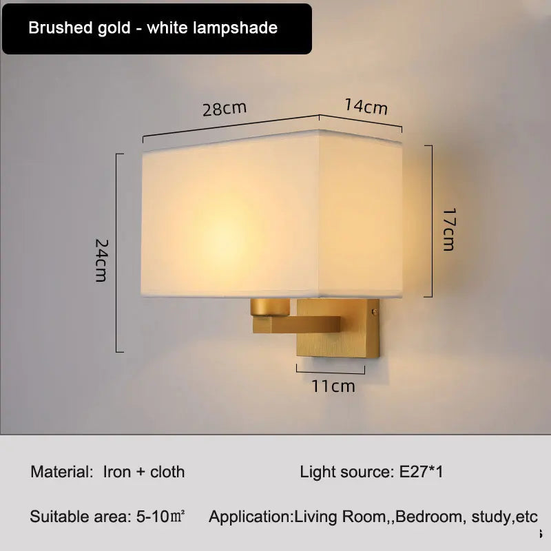 Decorbites™ Elegante Wandlampe für das Schlafzimmer, modernes & minimalistisches Design für Hotel & Wohnzimmer
