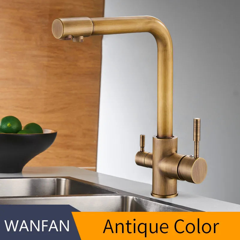 Decorbites™ Küchenarmatur mit Wasserreinigungsfunktionen – Aufsatzmontiert mit 360° Drehung