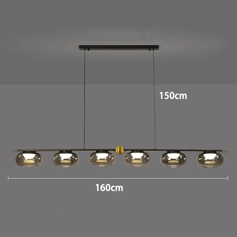 Bronze Globe Pendant Light