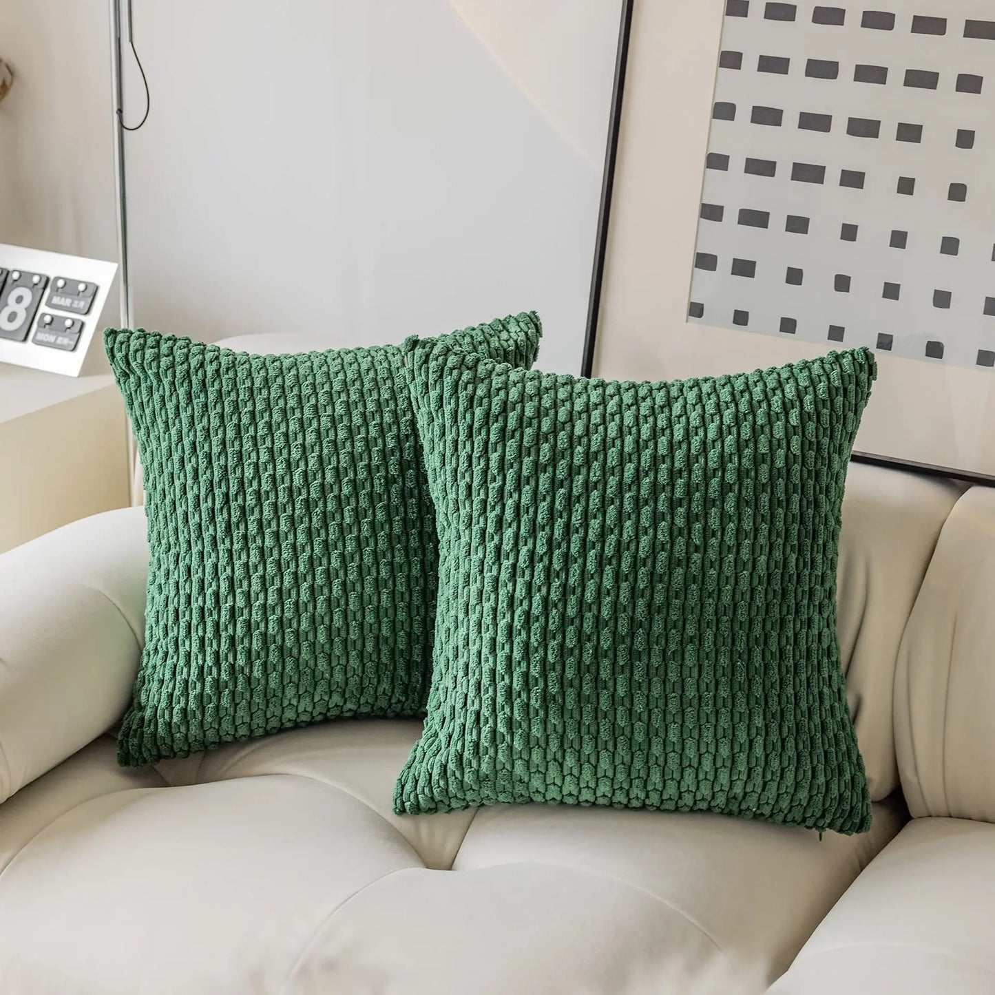 DecorBites™ Decorative Pillow Cover 45x45cm for Living Room Sofa Home Decor