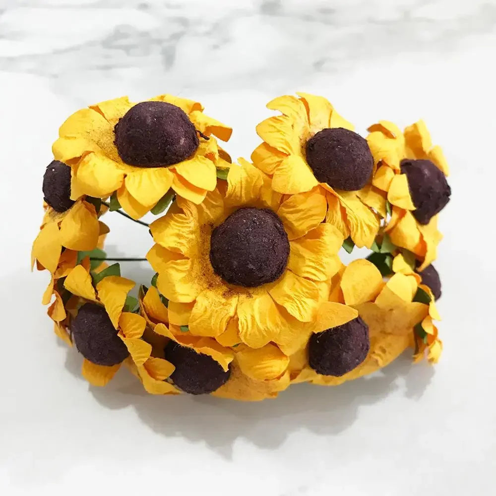 Gold Silk Flower Bundle