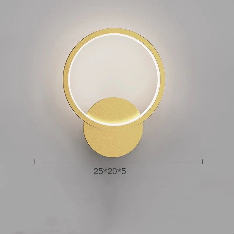 Decorbites™ Kristall-Wandleuchte: Elegante goldene LED-Wandleuchte für Schlafzimmer, Wohnzimmer & Badezimmer