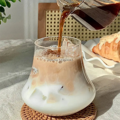 DecorBites™ Glass Cold Brew Latte Whiskey Drinkware Set