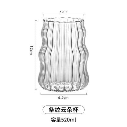 Decorbites™ Glas-Kaffeetassen-Set für Tee, Bier, Saft – Hitzebeständige transparente Becher