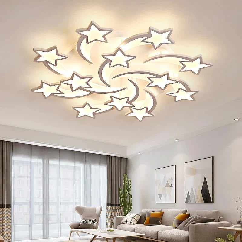 Decorbites™ LED-Acrylichtkronleuchter mit Fernbedienung für Innenbeleuchtung im Haus