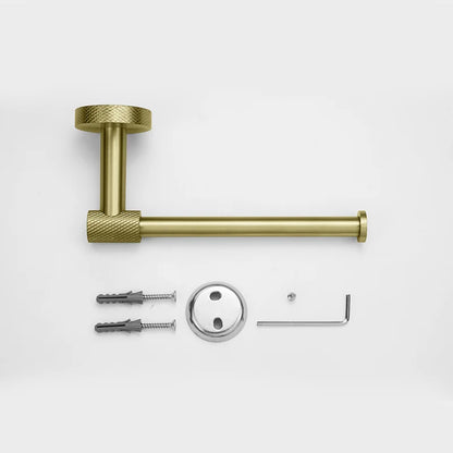 Decorbites™ Gold-Hardware-Set: Handtuchhalter, Toilettenpapierhalter, Bademantel-Haken, Becherhalter