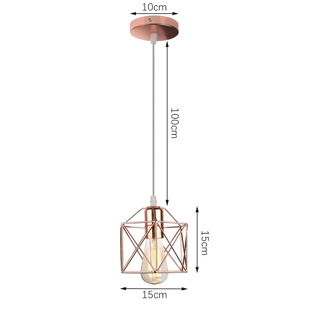 Decorbites™ Industrielles Retro-Loft-LED-Pendantleuchte für Wohnzimmer, Küche und Heim