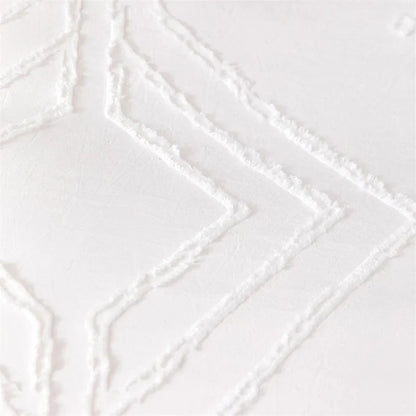Decorbites™ Geometrisch Geschnittene Blumen-Daunenbezug-Set King Size Hochwertige Bettwäsche