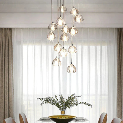DecorBites™ Crystal LED Chandelier for Luxe Living Spaces