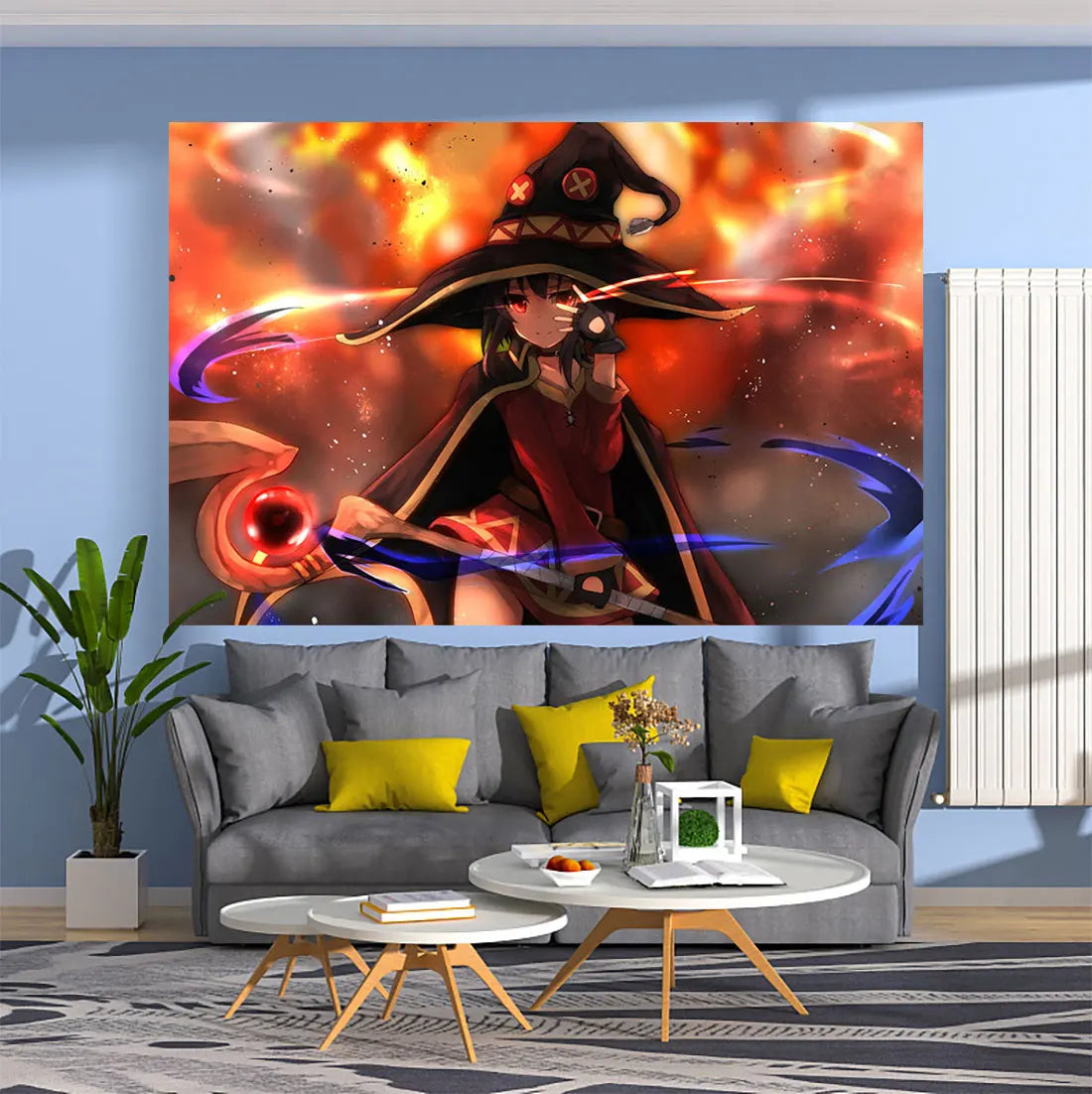 Decorbites™ Anime-Tapisserie Wandbehänge für Jugendzimmer oder Wohnheim-Dekoration