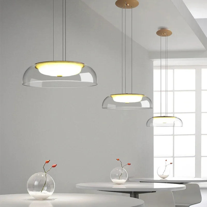 Decorbites™ Glas-Hängeleuchten Einfache Innenraum-Beleuchtung für Heimdekoration im Wohnzimmer und Esszimmer