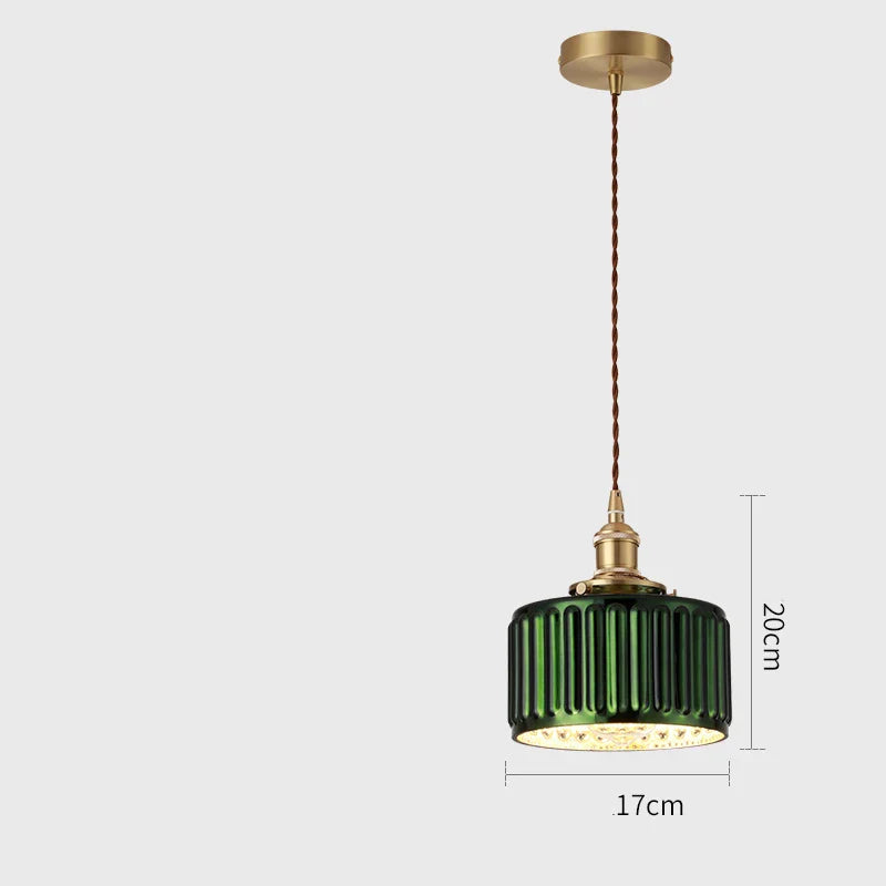 Decorbites™ Grüne Glas-LED-Hängeleuchten für Innenbeleuchtung im Zuhause, Wohnzimmer, Bar & Café