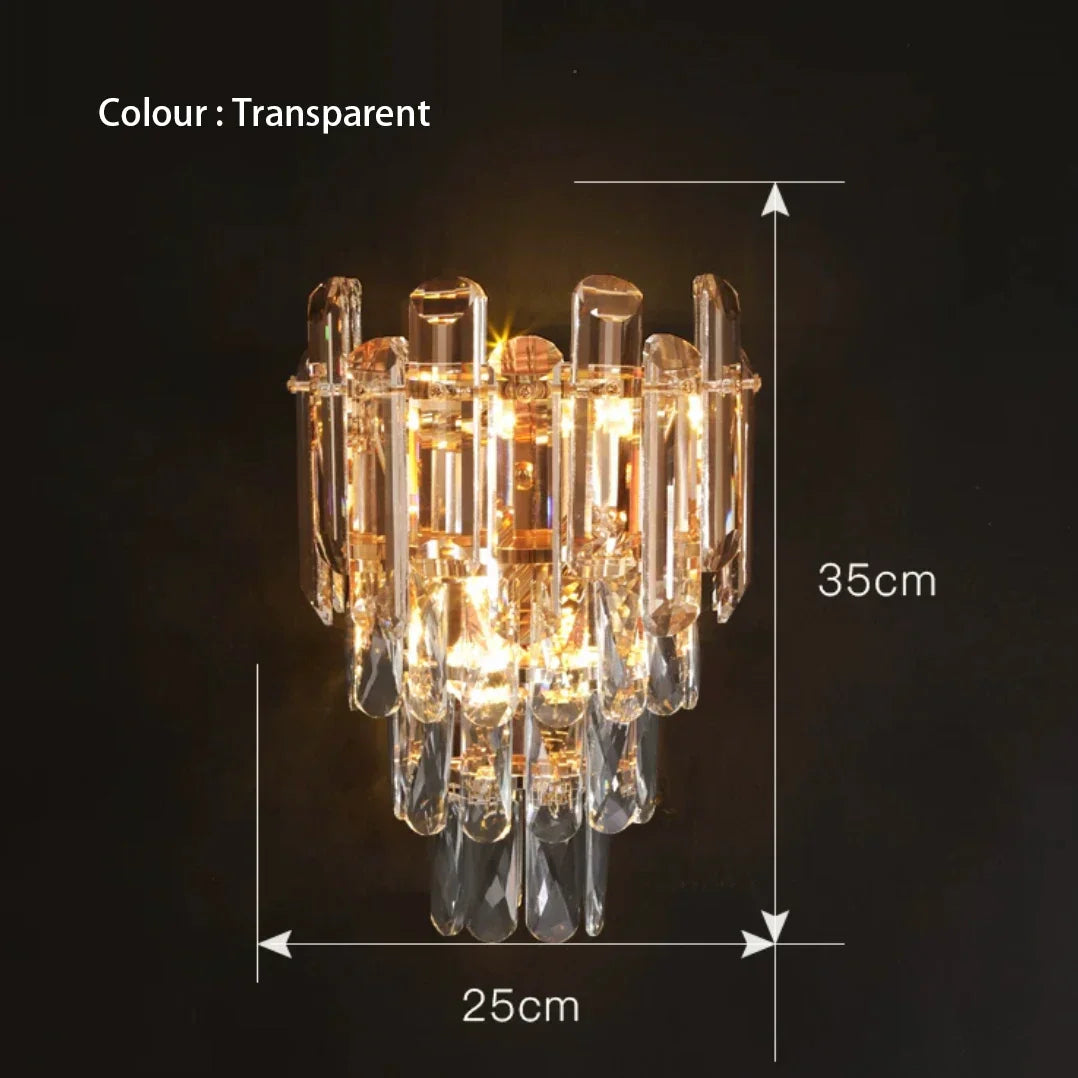 Decorbites™ Graue Glaswandlampe – Moderne Sconce-Leuchte für das Wohnzimmer-Dekor