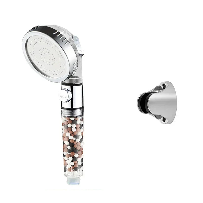 Decorbites™ Hochdruck-Duschkopf-Set mit Metallpaneel und Negativ-Ion-Filter