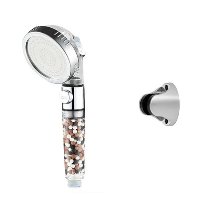 Decorbites™ Hochdruck-Duschkopf-Set mit Metallpaneel und Negativ-Ion-Filter