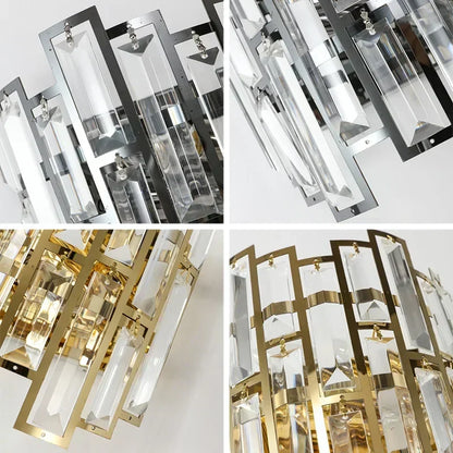 DecorBites™ Crystal LED Wall Lamp: Modern Luxury Lighting for Living Room, Bedroom, Study