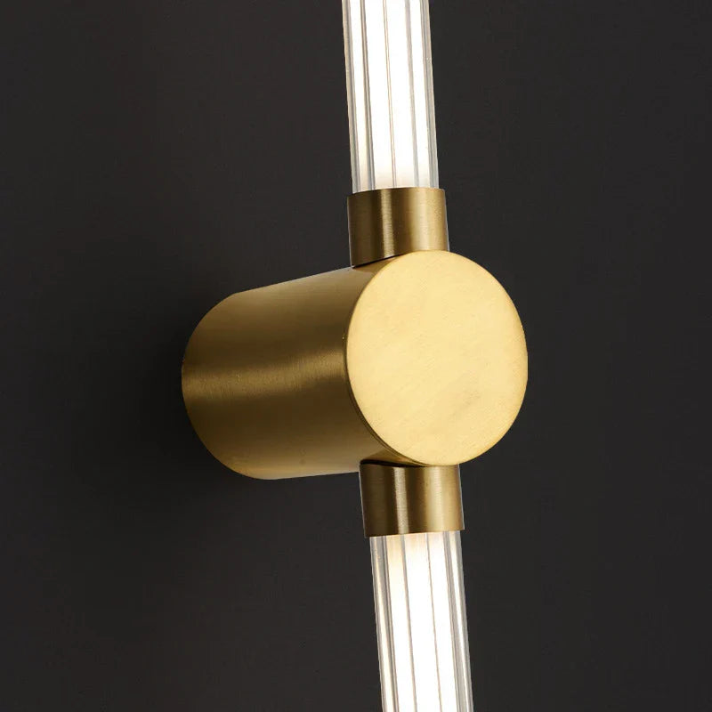 DecorBites™ Gold Geometric Lines Wall Lamps for Modern Luxury Home Decor