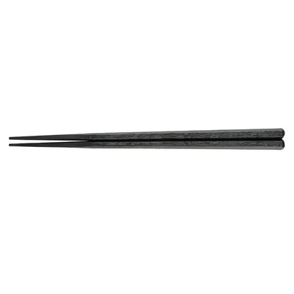 Decorbites™ Japanischer Stil Schwarze Legierungs-Essstäbchen - 10 Paare | Rutschfest, Feuchtigkeitsbeständig, Hitzebeständiges Tafelgeschirr
