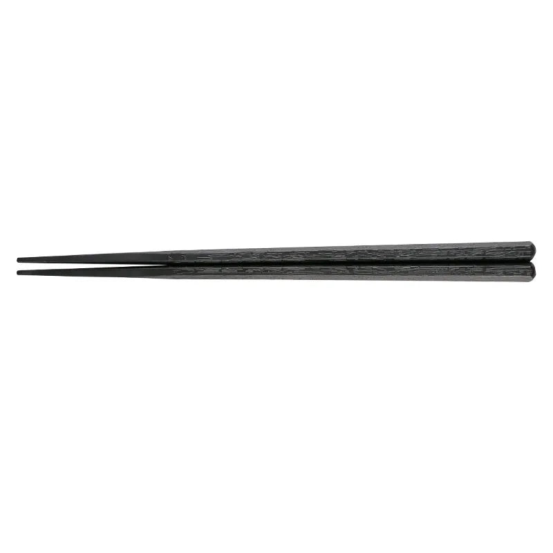 Decorbites™ Japanischer Stil Schwarze Legierungs-Essstäbchen - 10 Paare | Rutschfest, Feuchtigkeitsbeständig, Hitzebeständiges Tafelgeschirr
