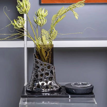 Decorbites™ Geometrische Acrylglas-Vase Tropfen Blütenarrangement Terrarien-Topf