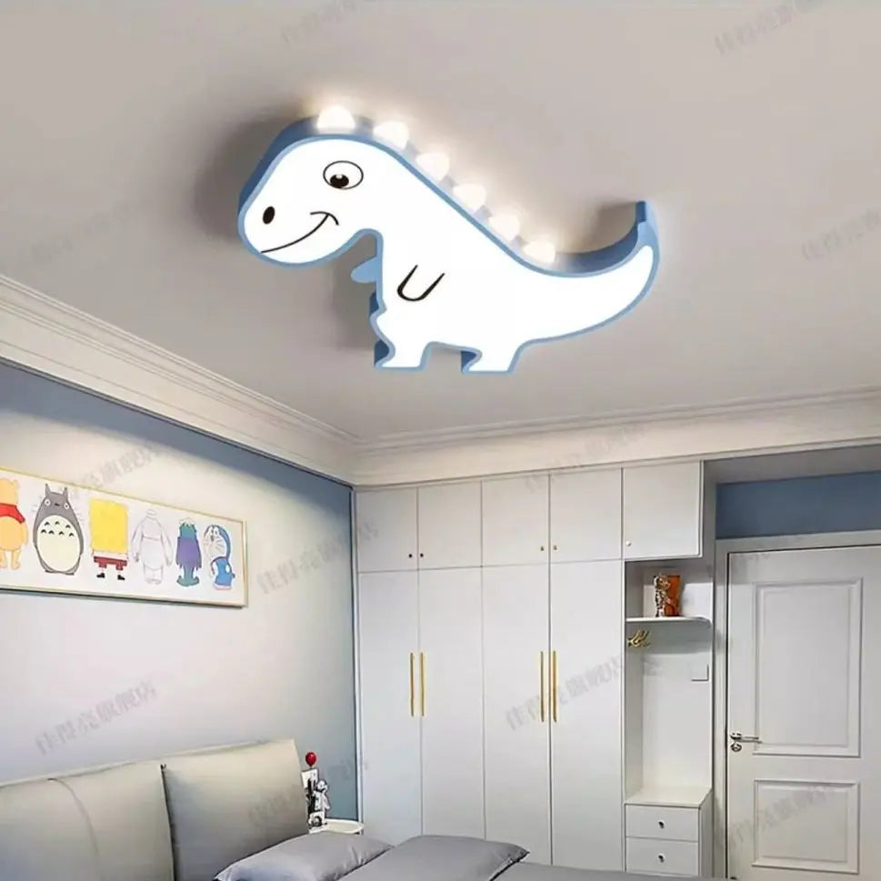 Decorbites™ Kinderzimmer Deckenleuchte Vollspektrum Augenschutz Sahne-Wind-Flugzeug-Lampe