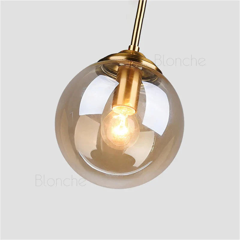 Decorbites™ Glas-Kugelleuchten - 15 cm moderne goldene Hängeleuchten für die Hausdekoration