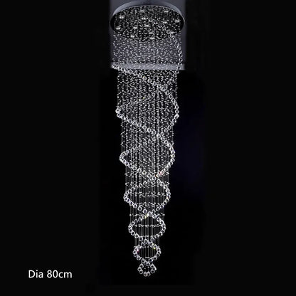 Decorbites™ Kristall-Treppenhaus-Lüster: Luxuriöse LED-Beleuchtung für Hotel, Villa und Schlafzimmer-Deckenleuchte