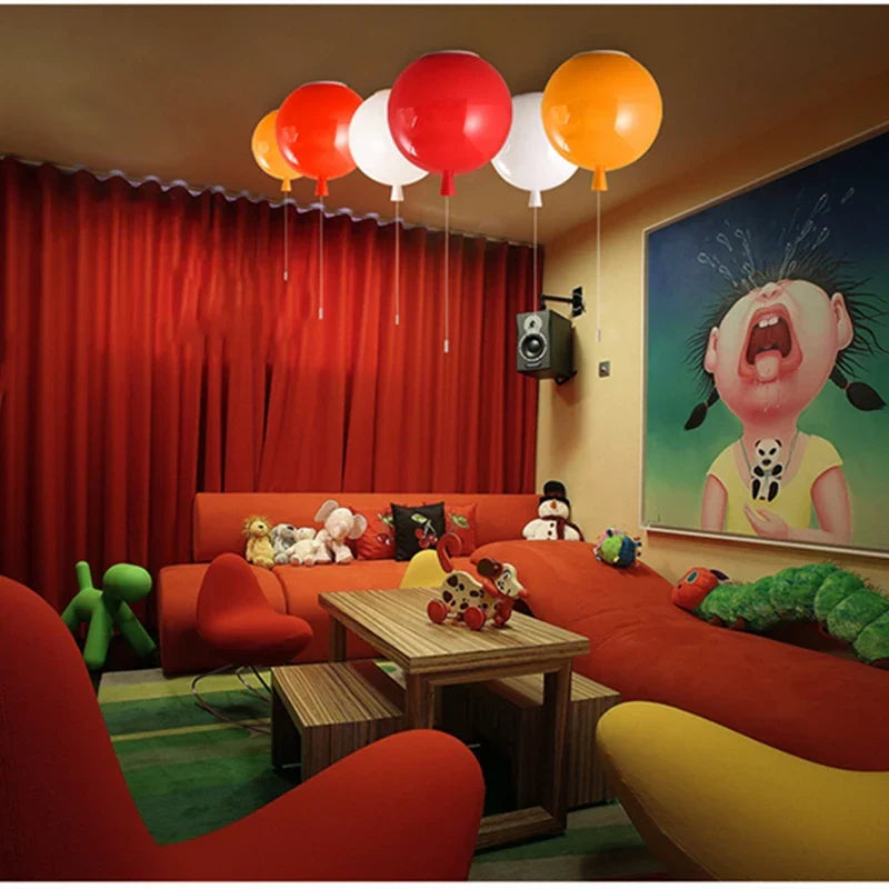 Kid-Friendly Balloon Ceiling Lamp