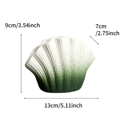 Decorbites™ Gradient Shell Keramikvase | Bunte Blumentopf Heimdekoration & Accessoires