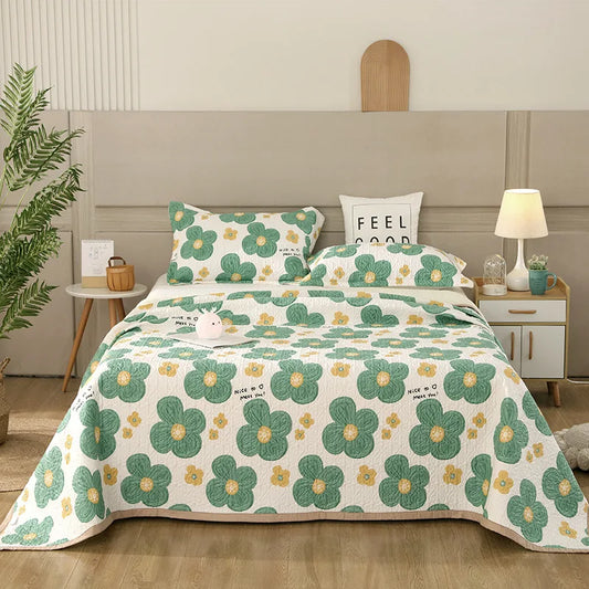 Decorbites™ Baumwolldoppeltagesbettwäsche-Set mit Blumenmuster für gesunde Heim-Bettdekoration