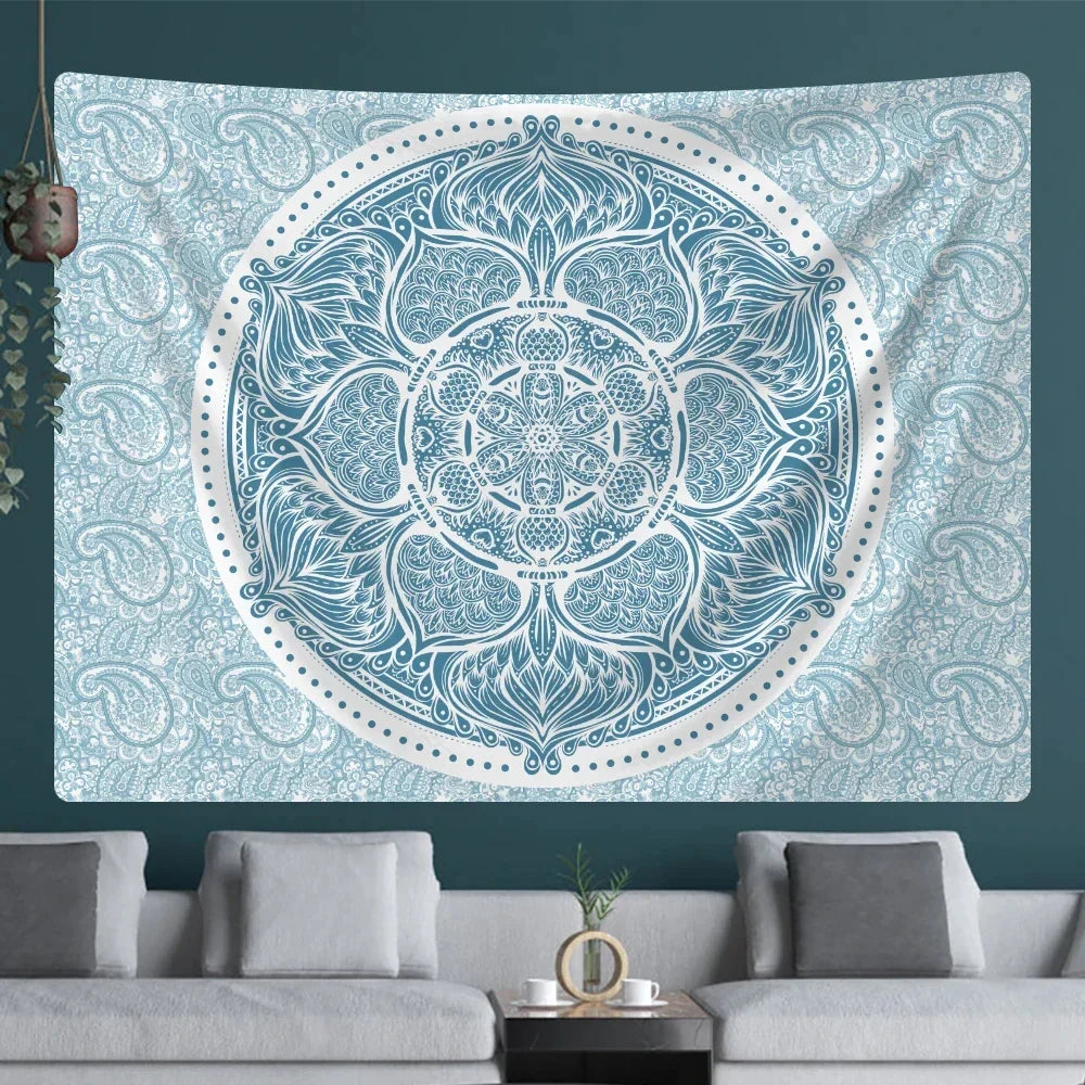 Decorbites™ Indisches Mandala Psychedelisches Wandbehang für die Heimdekoration