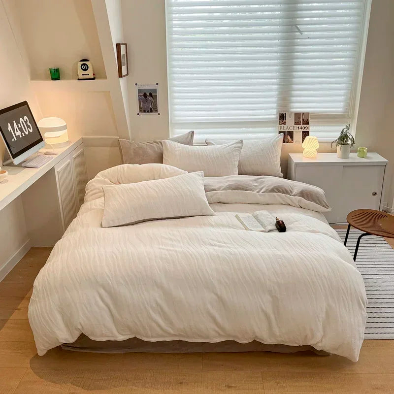 Fleece Winter Duvet Set