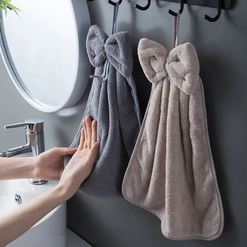 Decorbites™ Korallen-Samt Weiche Handtücher Super Absorbierend für Küche Badezimmer Zuhause Haare
